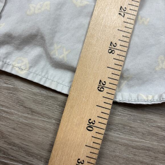 Rare KIDROBOT Nautical Anchor Sea Ahoy Button Up Shirt Men's XL - Picture 6 of 14